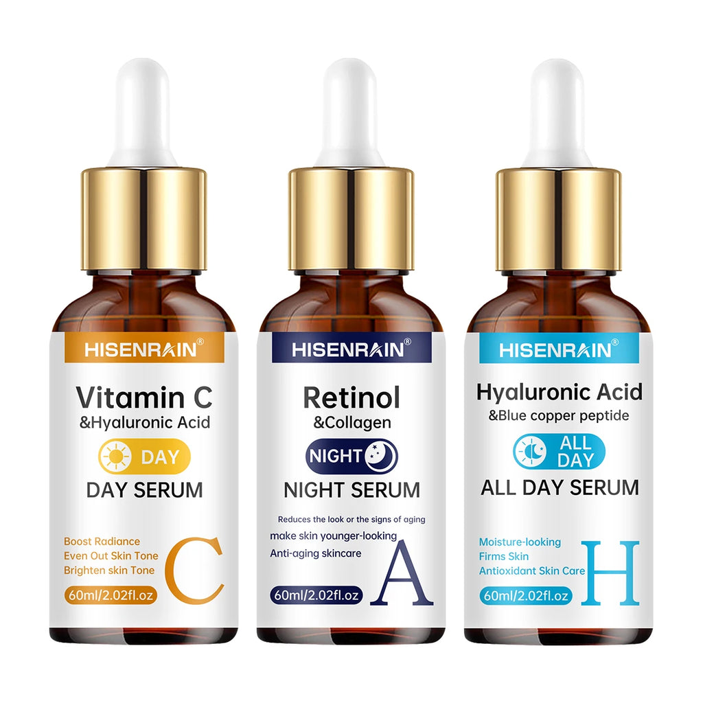 Sérum Trio Anti-Âge & Hydratation — Kit Complet 3-en-1