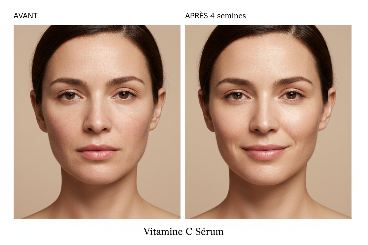 Avant/Après Vitamine C — Maeva Paris